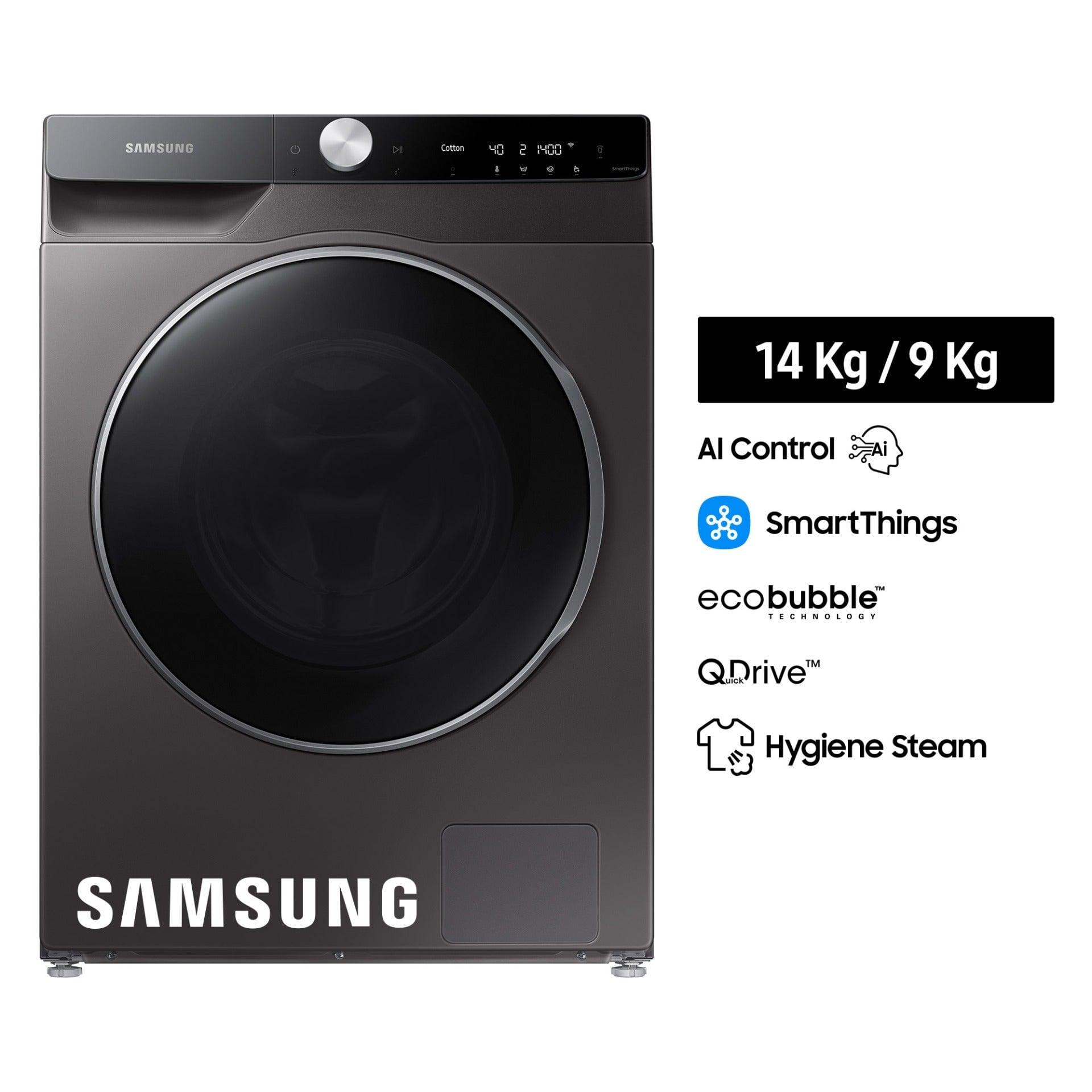 LAVASECA SAMSUNG 14/9KG CARGA FRONTAL AI CONTROL - 1