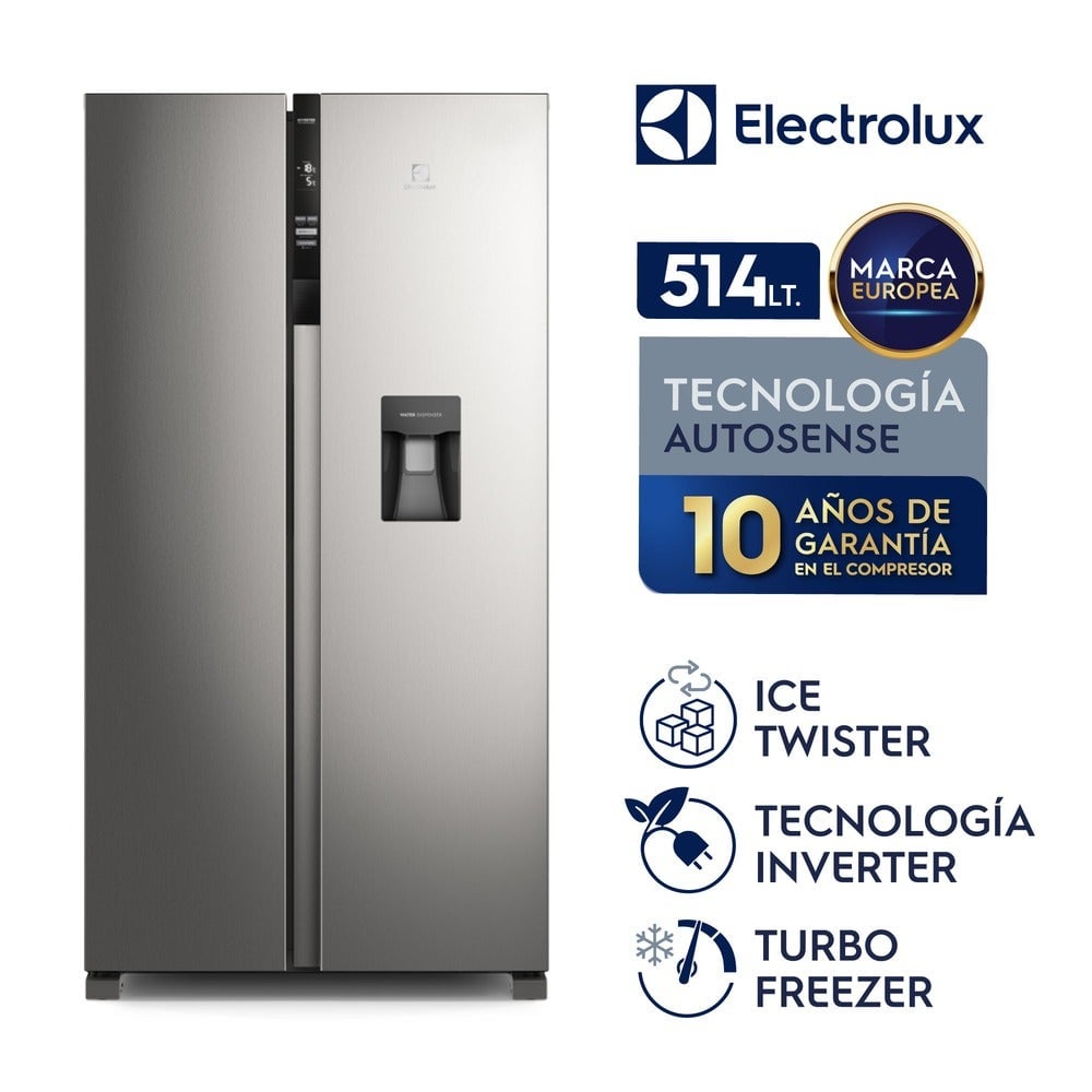 REFRIGERADORA ELECTROLUX 514LT SIDE BY SIDE ERSA53V2HDS - 2