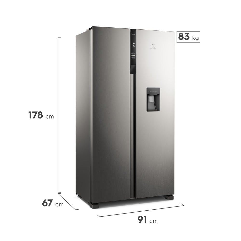 REFRIGERADORA ELECTROLUX 514LT SIDE BY SIDE ERSA53V2HDS - 5