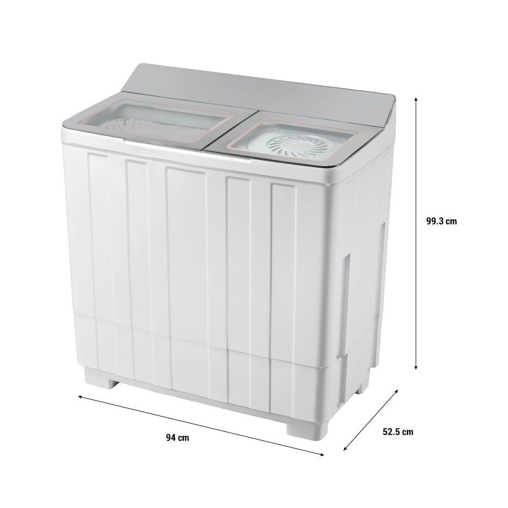 LAVADORA HYUNDAI 15KG HYSA153K GRIS/BLANCO - 3