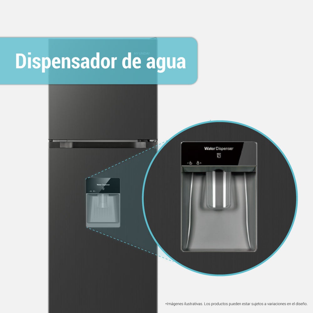 REFRIGERADORA HYUNDAI 298LT HYRF302NF NEGRO - 5