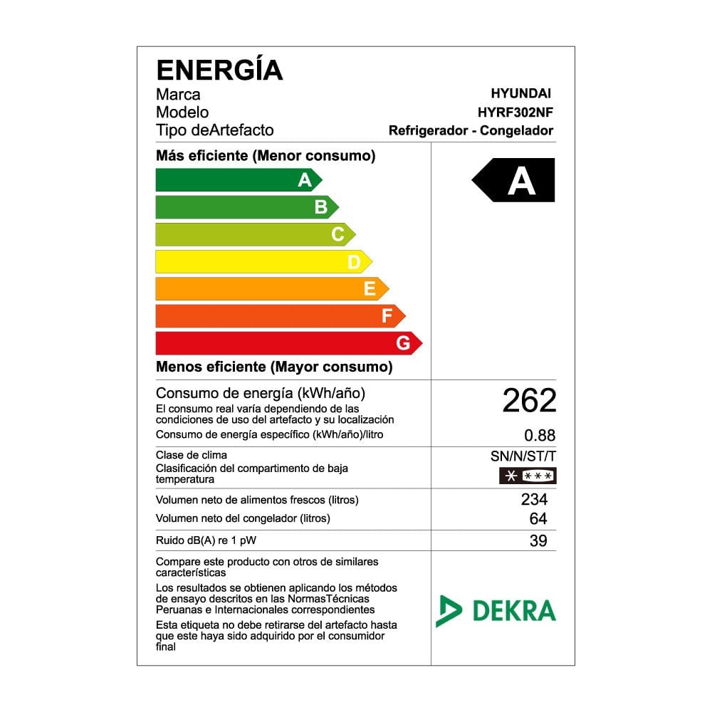 REFRIGERADORA HYUNDAI 298LT HYRF302NF NEGRO - 6