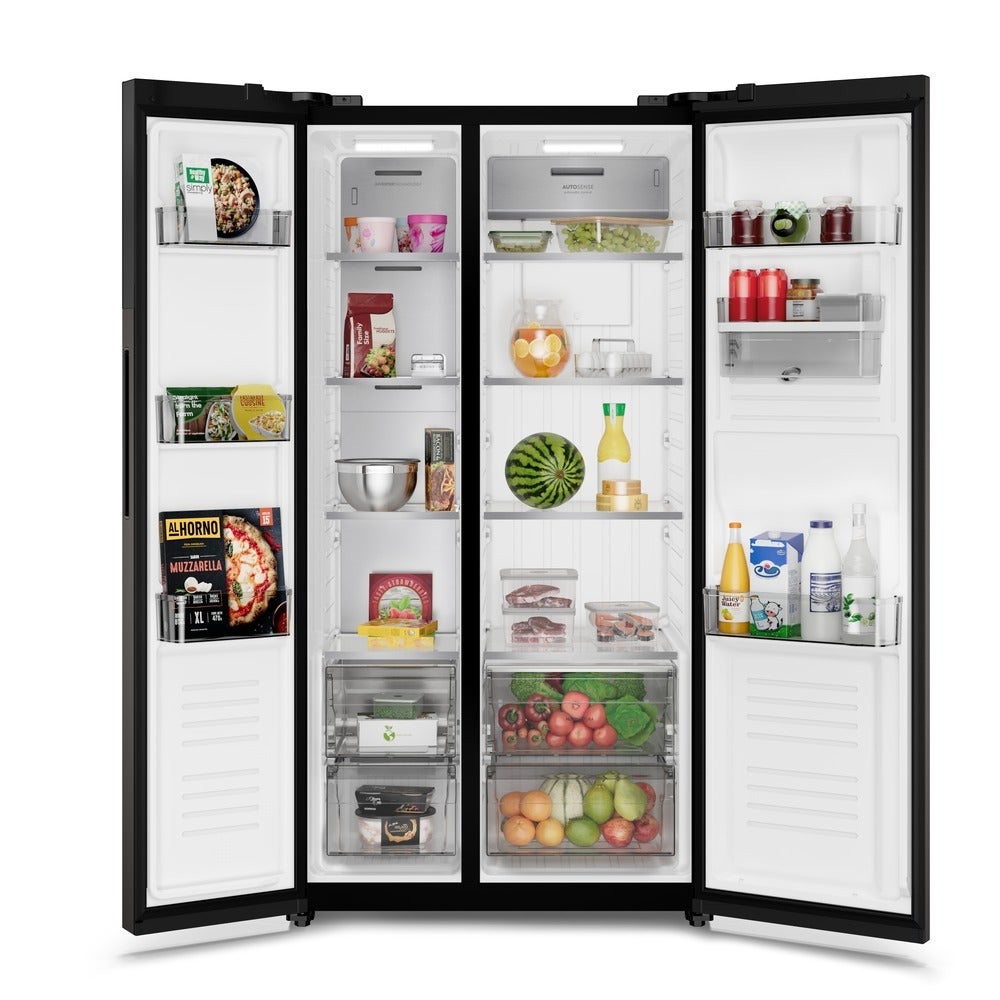 REFRIGERADORA ELECTROLUX 522L SBS NEGRO - 2
