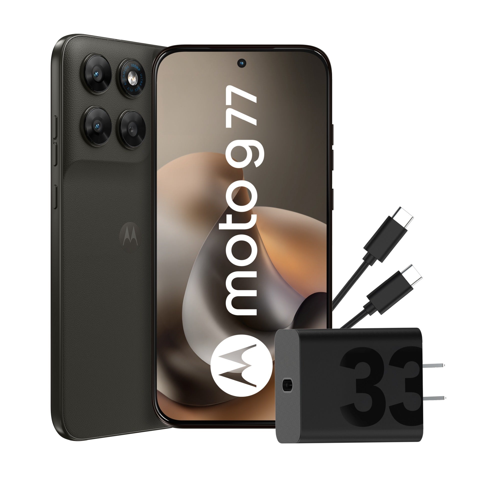 CELULAR MOTOROLA MOTO G77 256GB 8GB NEGRO - 1