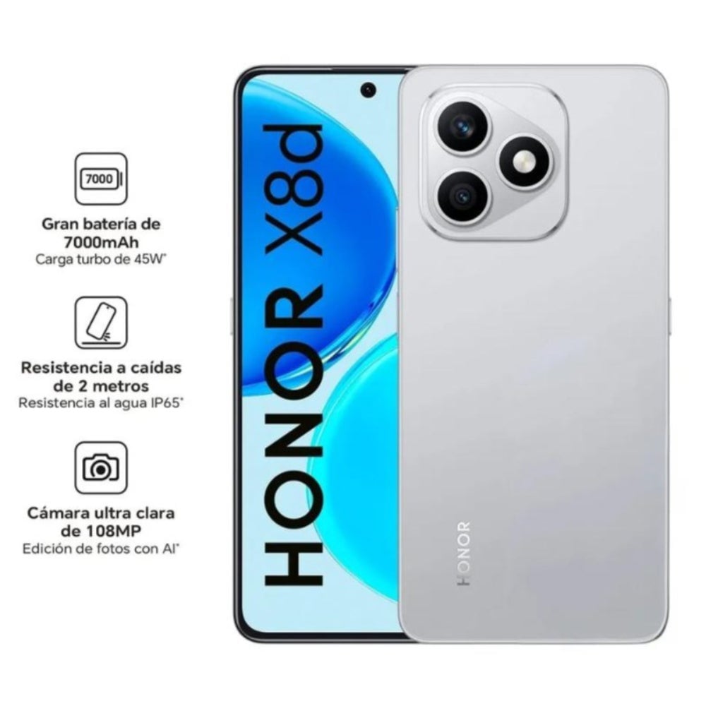 CELULAR HONOR X8D 8GB + 256GB VELVET GREY - 1