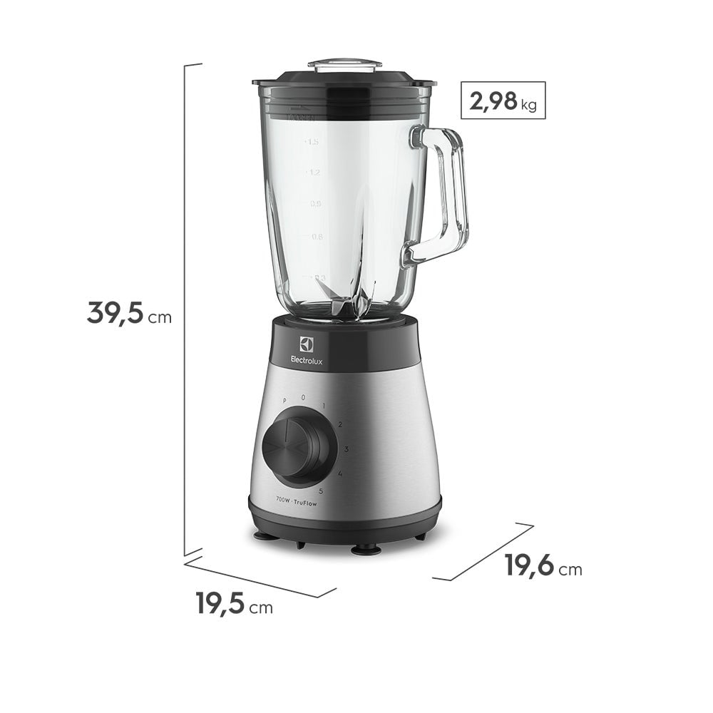 LICUADORA ELECTROLUX 1.5LT 700W TECNOLOGÍA TRUFLOW EBS30 - 3