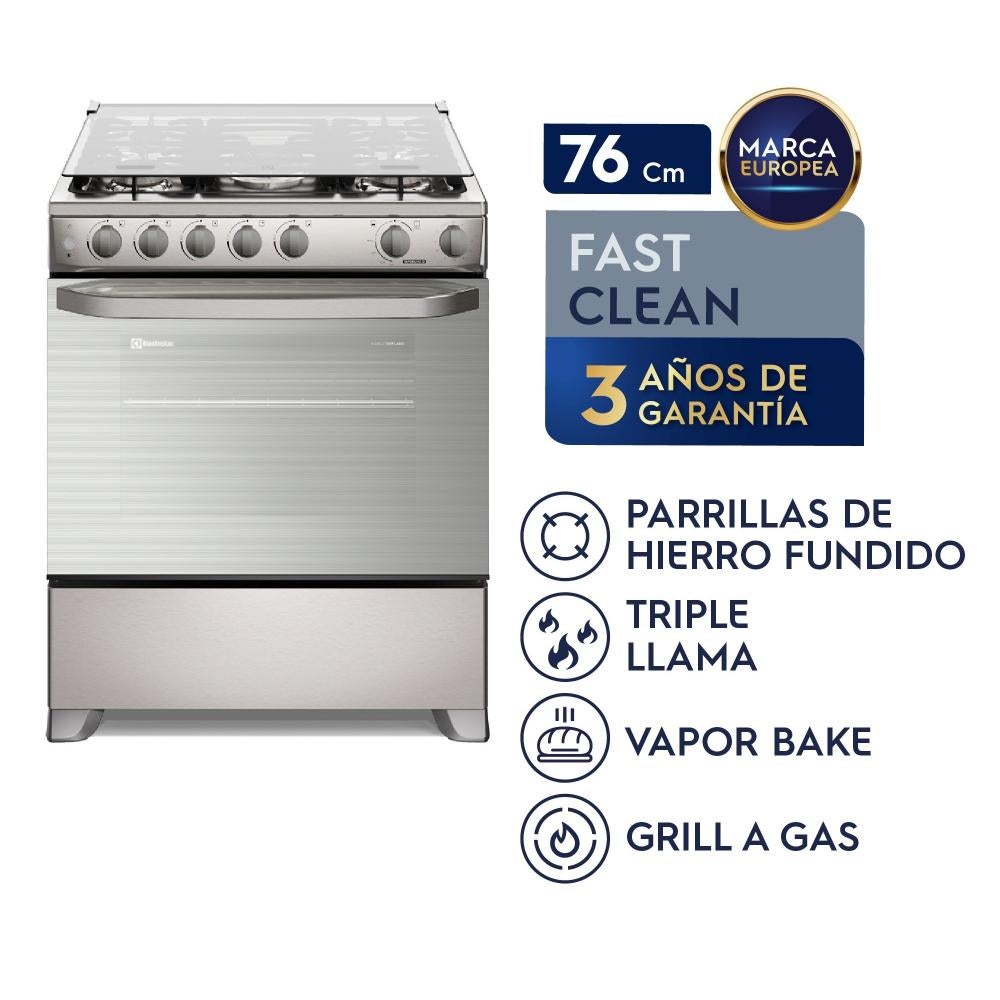 COCINA DE PIE ELECTROLUX 5 QUEMADORES 76CM FE5LMR - 1