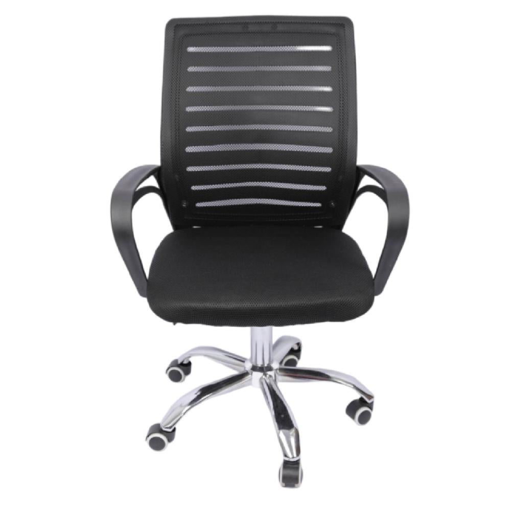 SILLA DE OFICINA BORD GIRATORIA NEGRO - 1