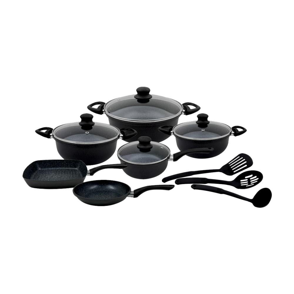 SET DE OLLAS VULCANO BORD ANTIADHERENTE 13 PIEZAS - 1