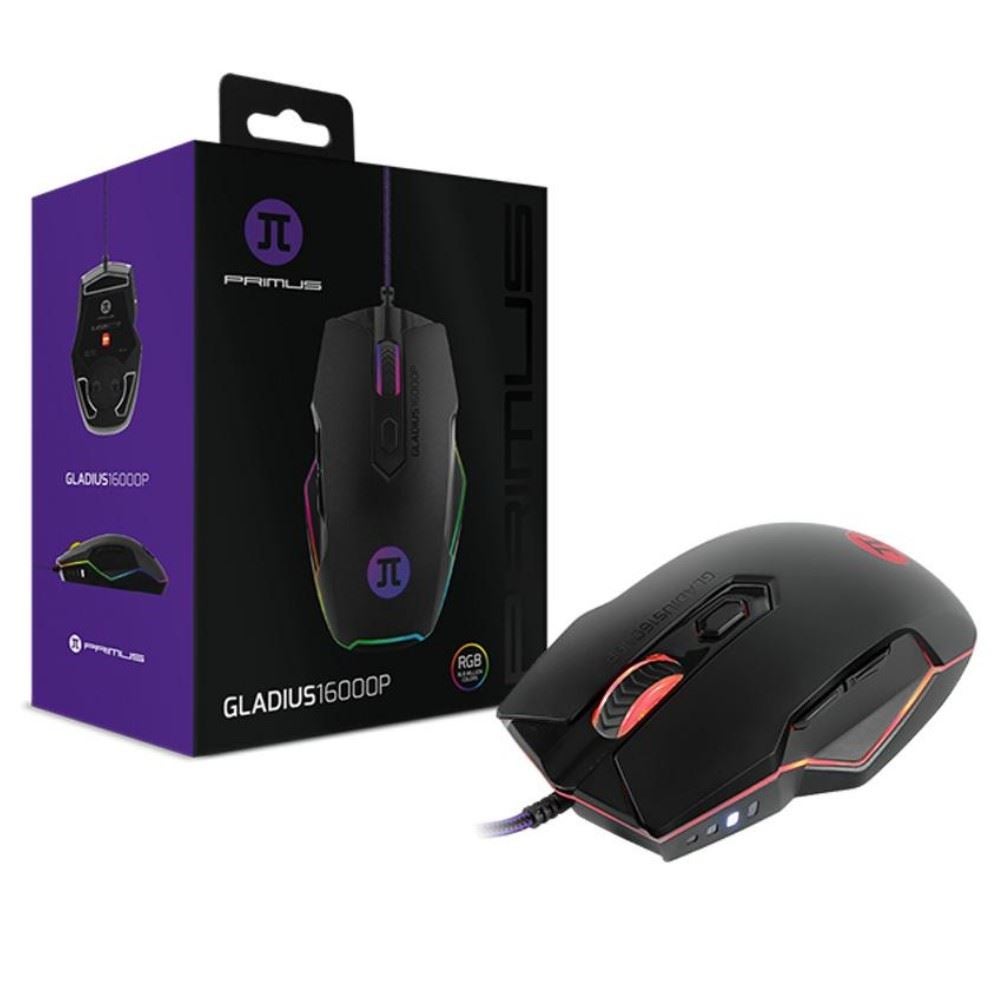 MOUSE GAMER PRIMUS GAMING WIRELESS RGB USB GLADIUS 12800P PMO-301 - 2