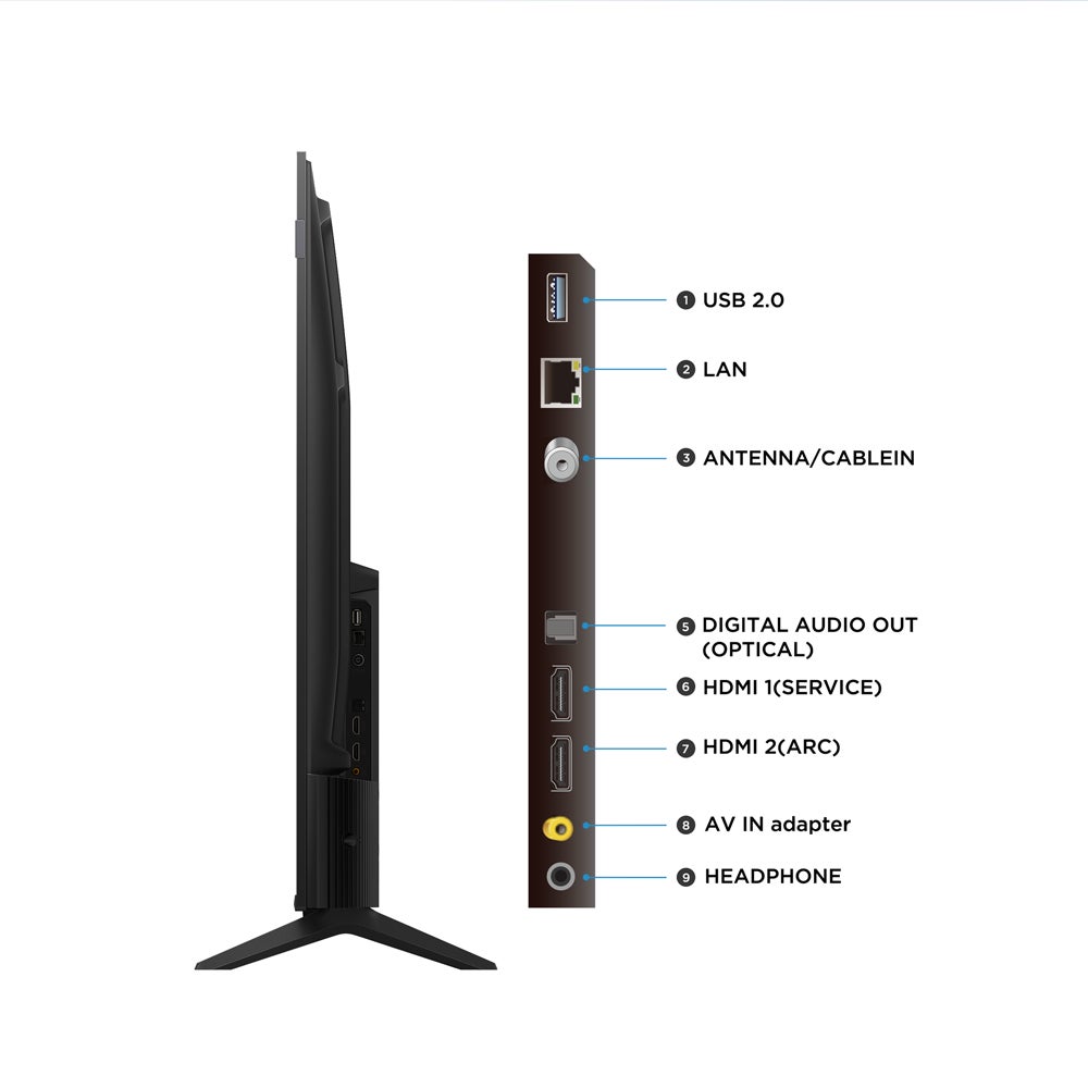 TV IFFALCON 32' QLED FHD GOOGLE 32S55A BY TCL - 4