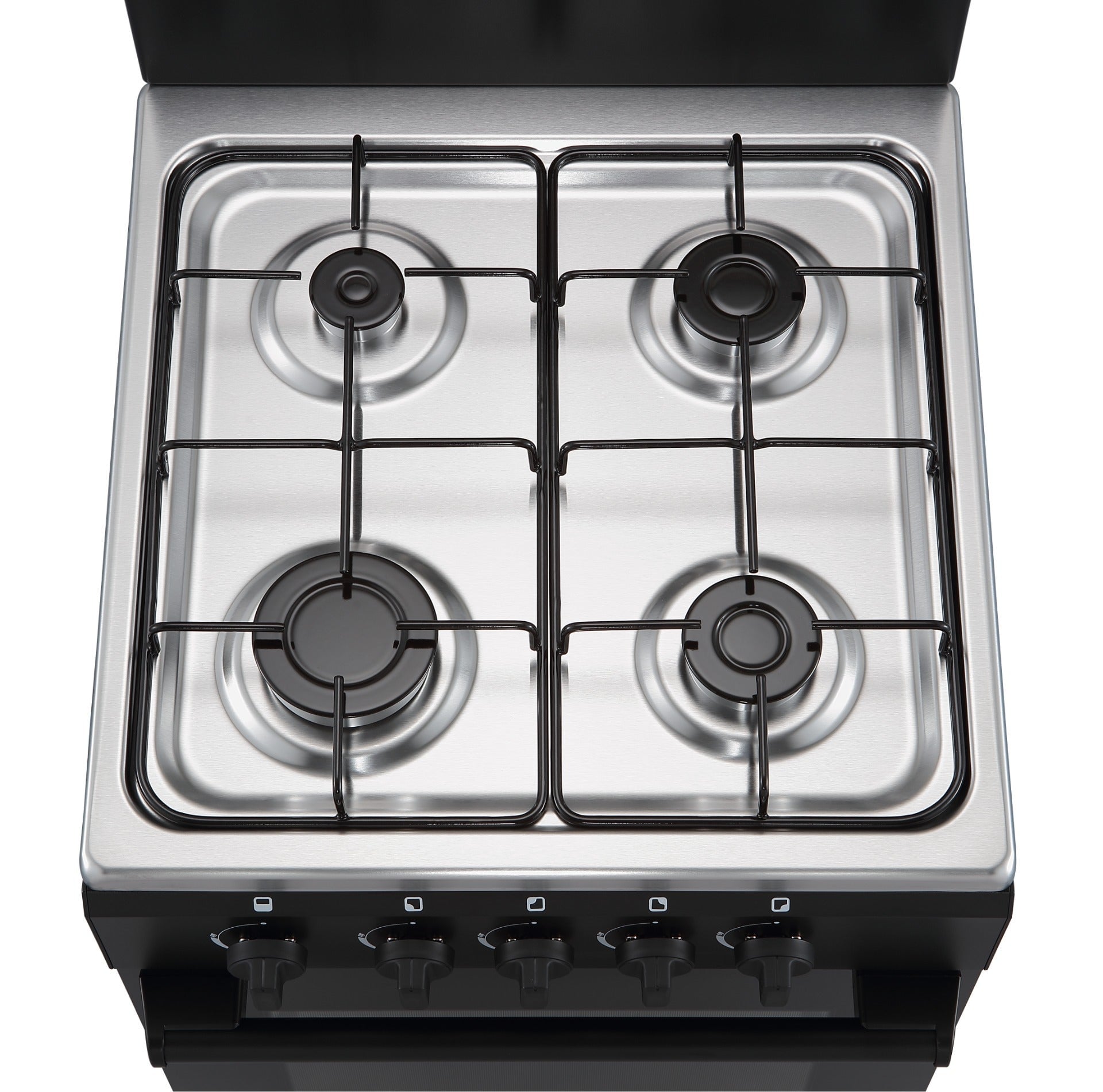 COCINA BORD 20' 4 HORNILLAS GAS NATURAL NEGRO - 4