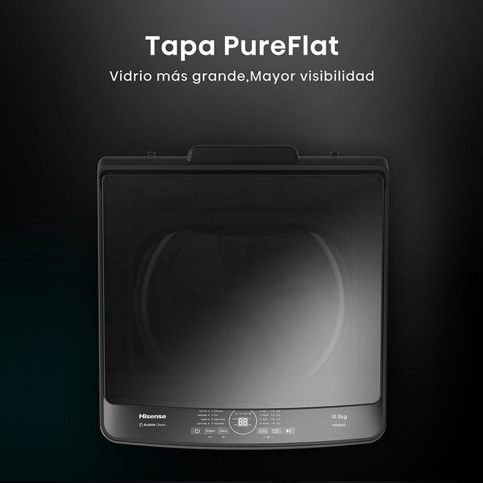 LAVADORA HISENSE 10.5KG CARGA SUPERIOR WT3K1131UT - 7