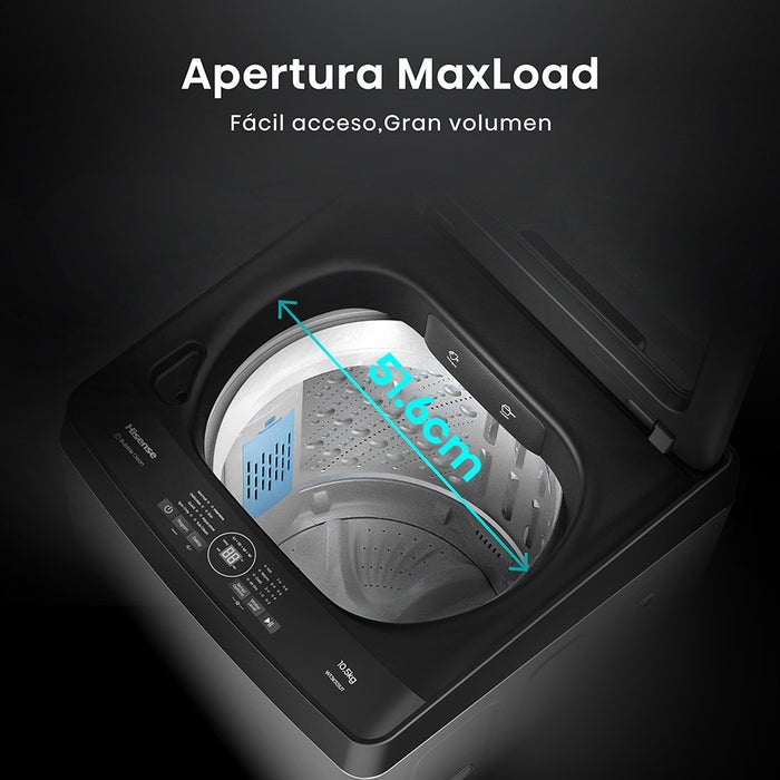 LAVADORA HISENSE 10.5KG CARGA SUPERIOR WT3K1131UT - 8