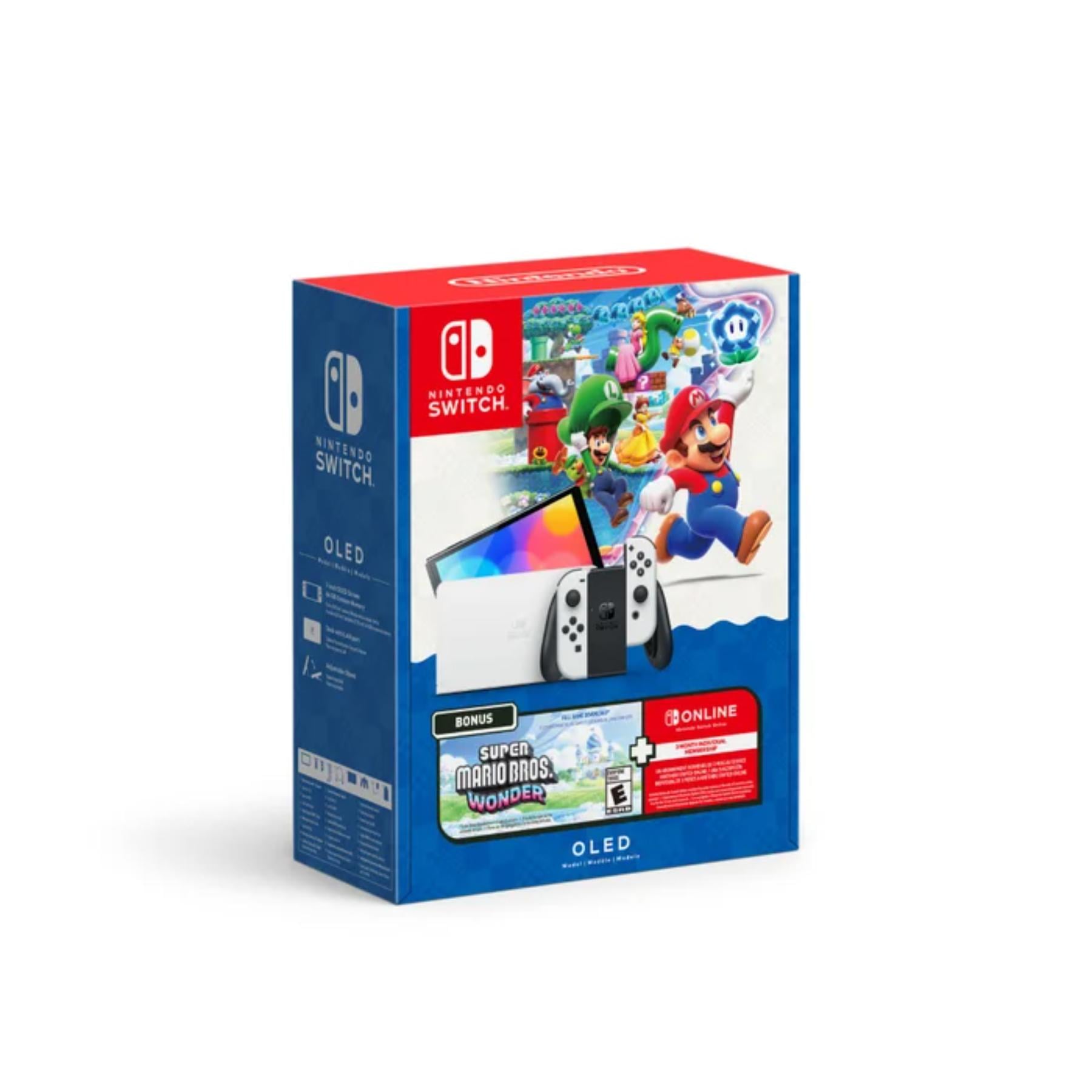 CONSOLA NINTENDO SWITCH OLED BUNDLE SUPER MARIO WONDER - 1