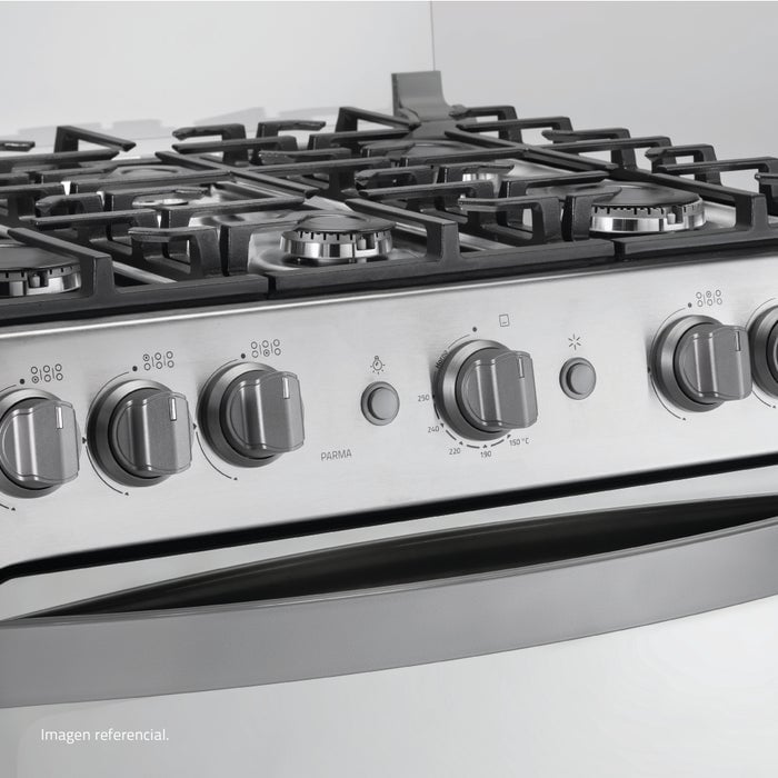 COCINA INDURAMA 6 HORNILLAS PARMA CROMA - 3