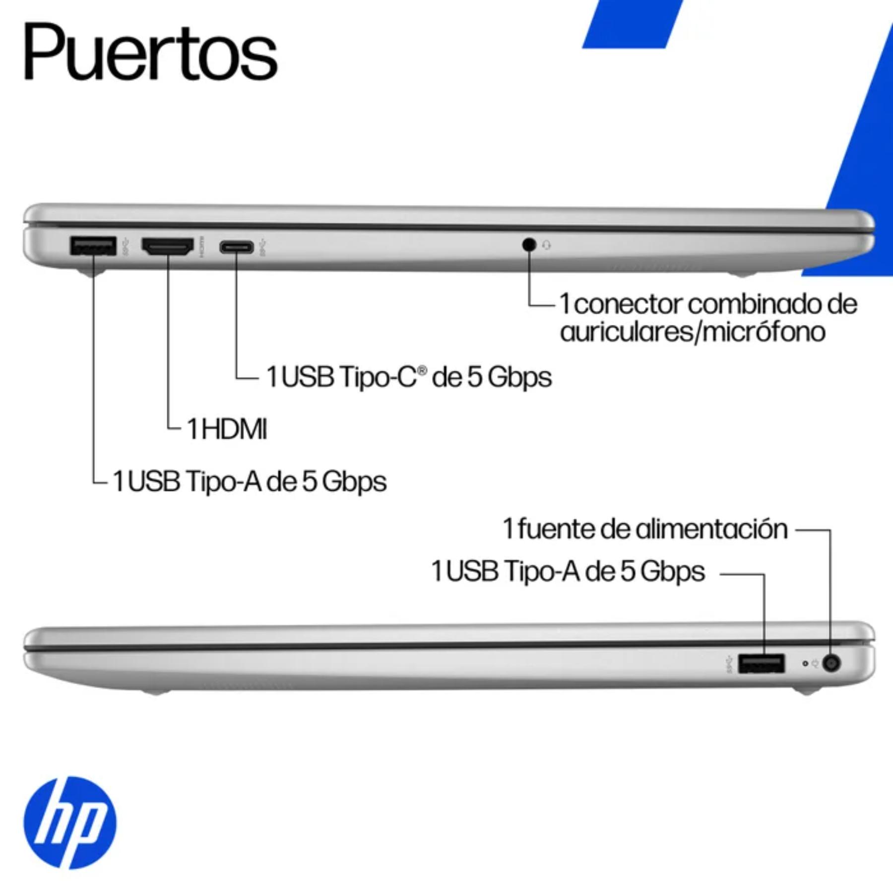 LAPTOP HP 15.6' AMD RYZEN 7 8GB 512GB SSD WINDOWS 11 HOME 15-FC0287LA - 4