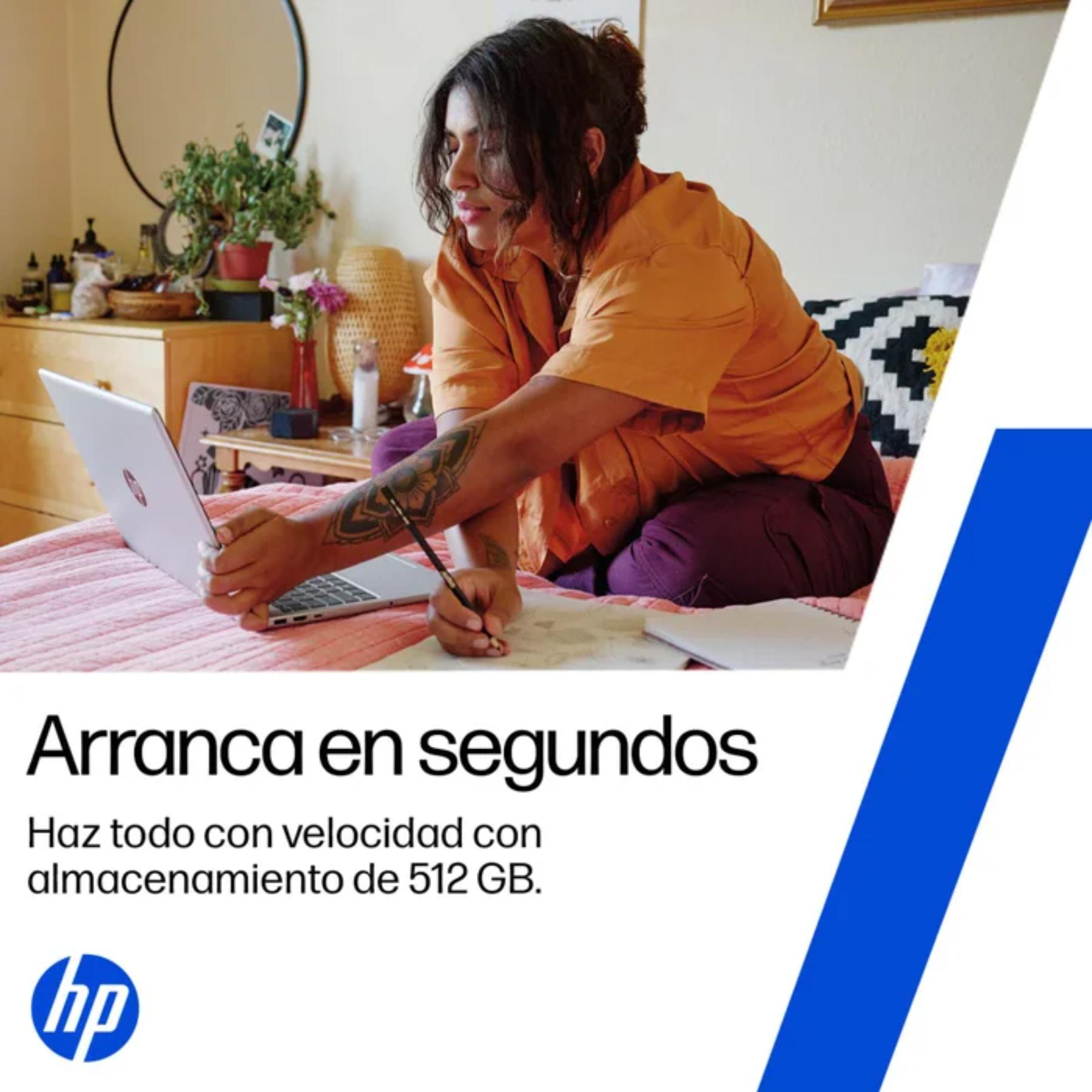 LAPTOP HP 15.6' AMD RYZEN 7 8GB 512GB SSD WINDOWS 11 HOME 15-FC0287LA - 9
