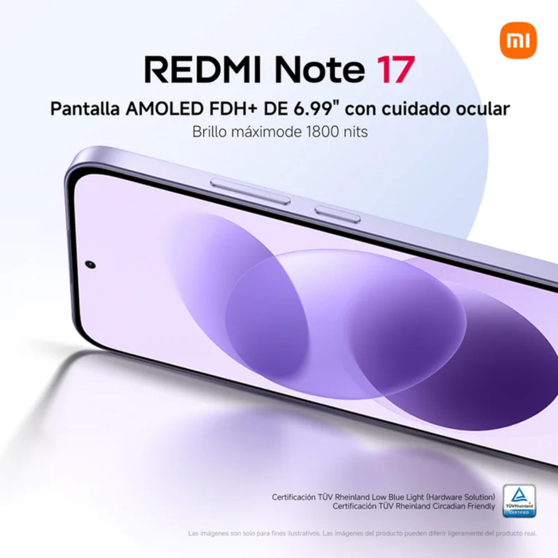 CELULAR XIAOMI REDMI NOTE 17 256GB 6GB 6.99' NEGRO + AUDÍFONOS BUDS 6 PLAY NEGRO - 9