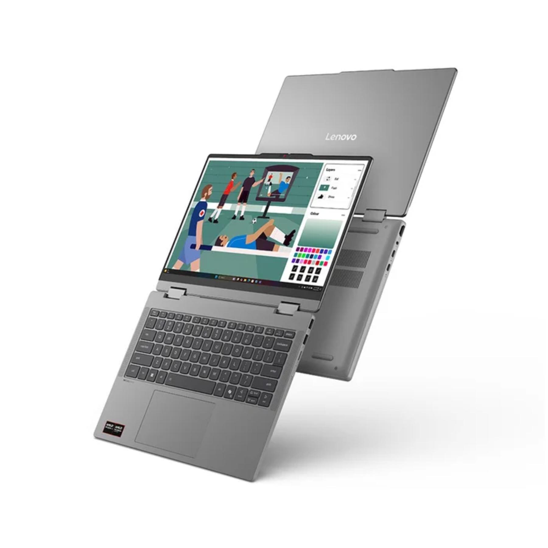 LAPTOP IA LENOVO IDEAPAD 5 2 EN 1 AMD RYZEN 7 16GB 512GB SSD 14' TOUCH SERIE 250 - 10