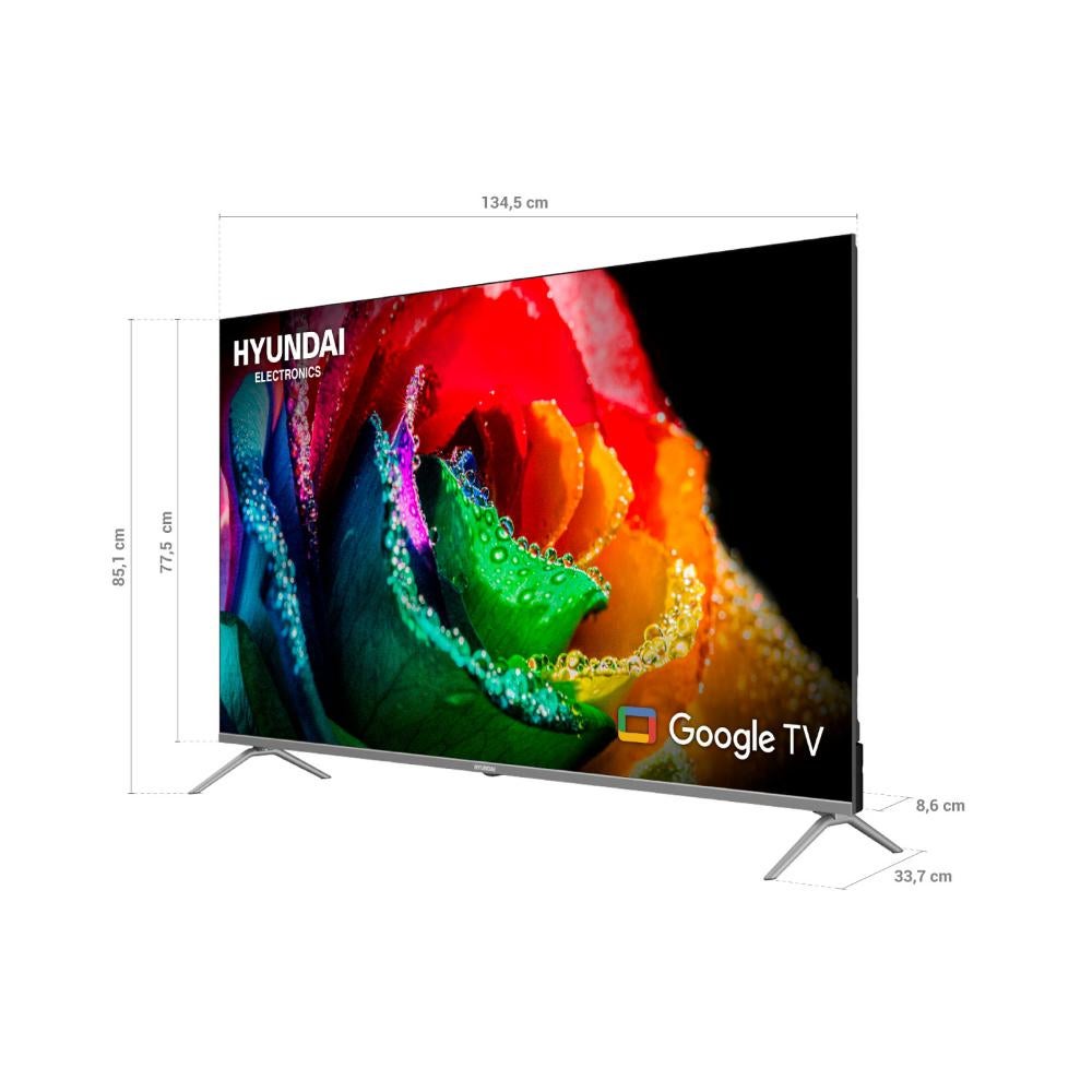 TV HYUNDAI 60' QLED 4K UHD GOOGLE TV HYLED6005QG - 4