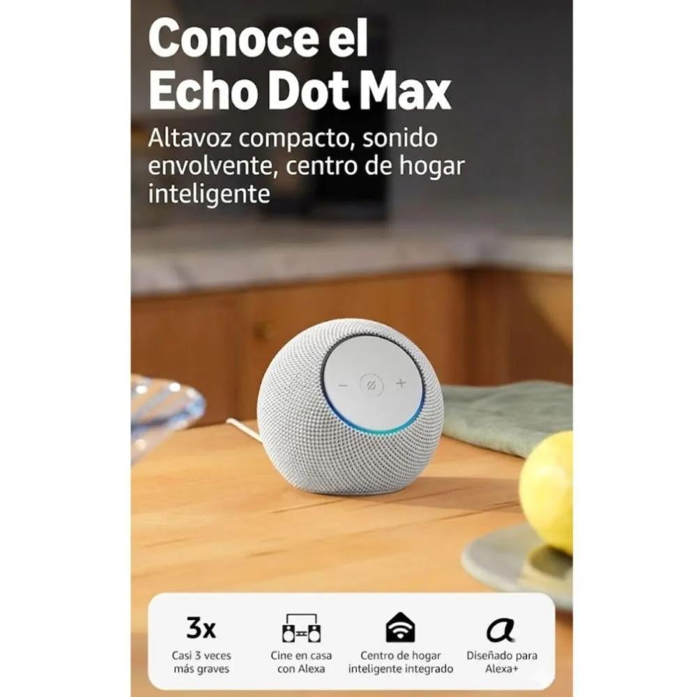 ALTAVOZ INTELIGENTE AMAZON ECHO DOT MAX BLANCO - 2