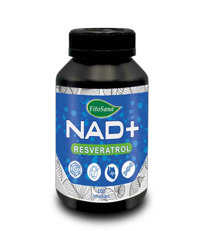 NAD+ RESVERATROL FITOSANA - FRASCO 100U - 1