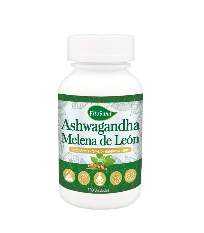 PACK POTENCIA TU MENTE ASHWAGANDHA - MELENA DE LEON - GINKGO BILOBA FITOSANA - 2