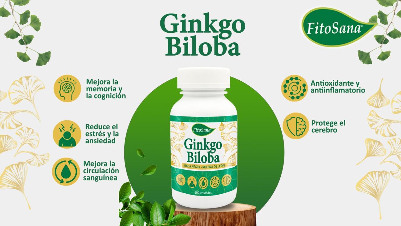 GINKGO BILOBA FITOSANA - FRASCO 100U - 2