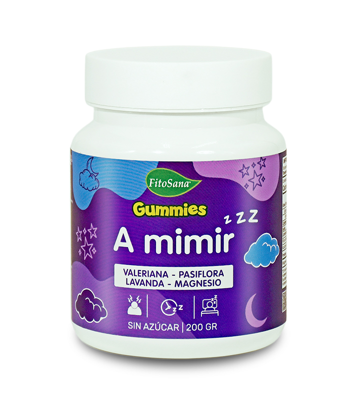 GUMMIES A MIMIR FITOSANA - GOMITAS FUNCIONALES CON VALERIANA, PASIFLORA, LAVANDA, MANZANILLA Y MAGNESIO SABOR COLA 200G - 1