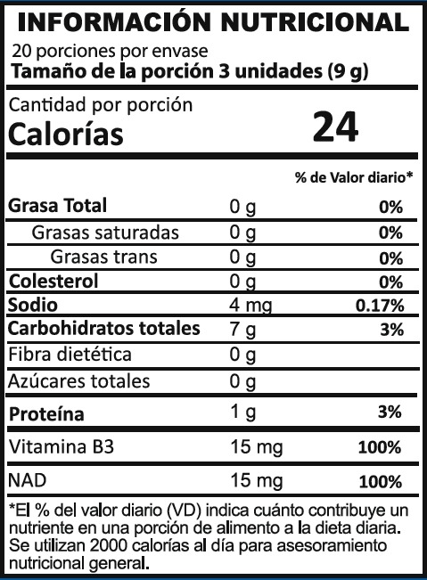 GUMMIES NAD+ RESVERATROL VITAMINA B3 FITOSANA - GOMITAS FUNCIONALES CON UVA MAIZ MORADO Y GRANADA 200G - 2