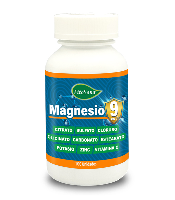 MAGNESIO 9 EN 1 FITOSANA - FRASCO 100U - 1