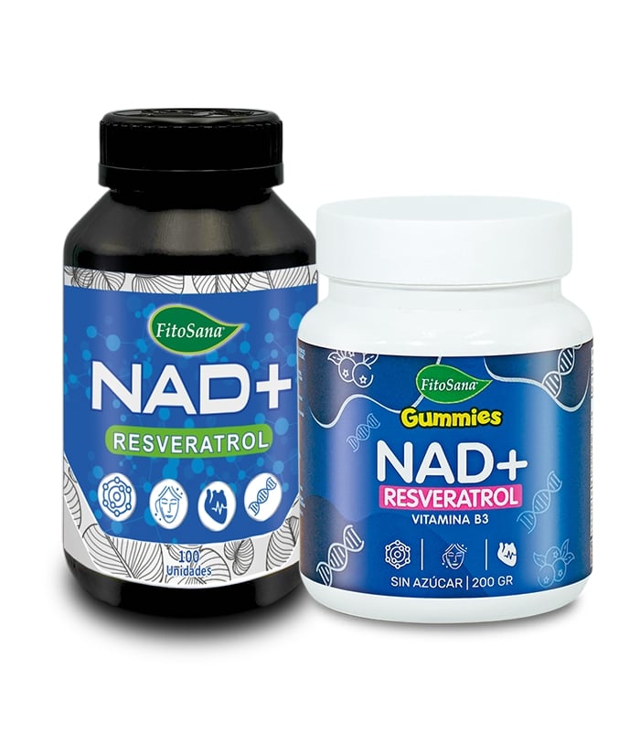 PACK FUENTE DE LA JUVENTUD NAD+ RESVERATROL FITOSANA - 1