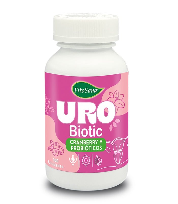 URO BIOTIC FITOSANA CRANBERRY PROBIOTICOS SALUD INTIMA Y URINARIA - FRASCO 100U - 1