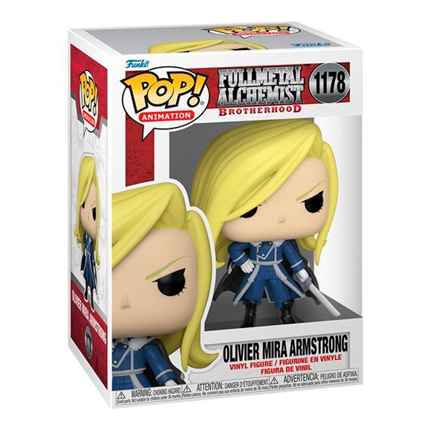 FIGURA FUNKO POP! ANIMATION FULLMETAL ALCHEMIST BROTHERHOOD OLIVIER MIRA ARMSTRONG #1178 - 2