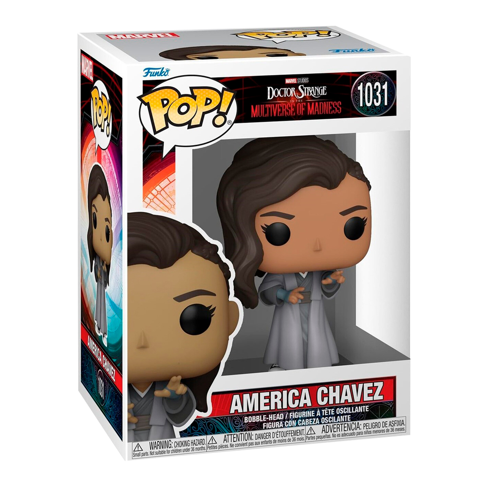 FIGURA FUNKO POP MARVEL DOCTOR STRANGE MULTIVERSE OF MADNESS AMERICA CHAVEZ #1031 - 1