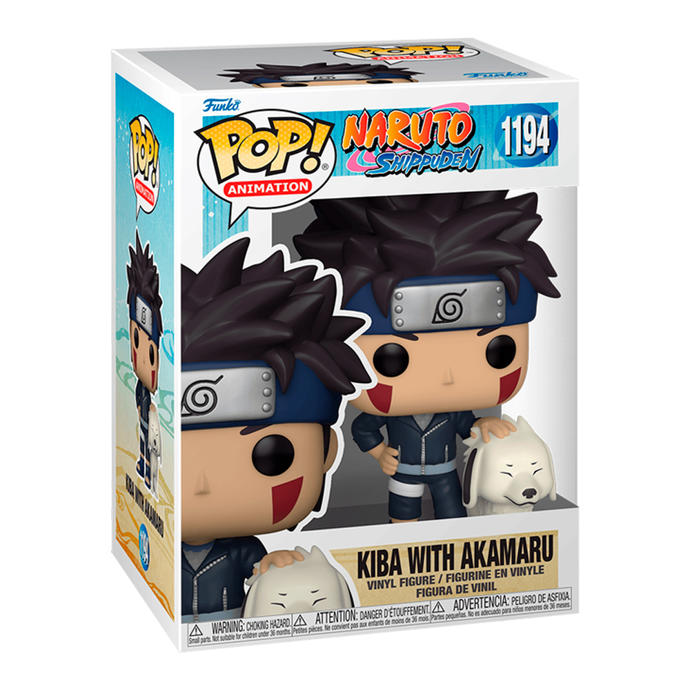 FIGURA FUNKO POP NARUTO SHIPPUDEN – KIBA WITH AKAMARU #1194 - 1