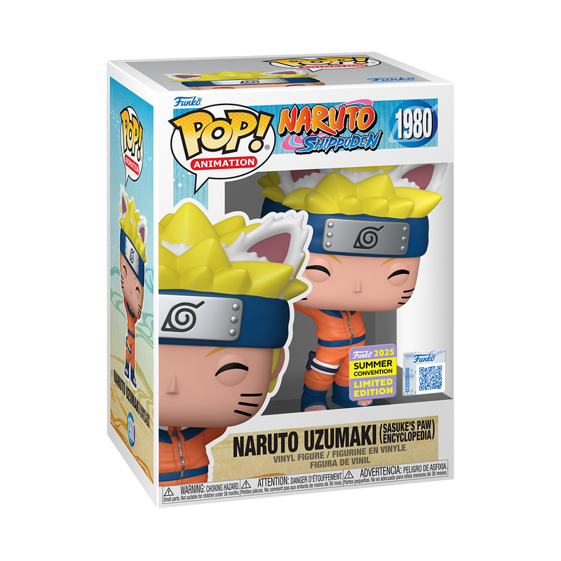 FUNKO POP! ANIME: NARUTO SHIPPUDEN - NARUTO UZUMAKI #1980 SUMMER CONVENTION - 1