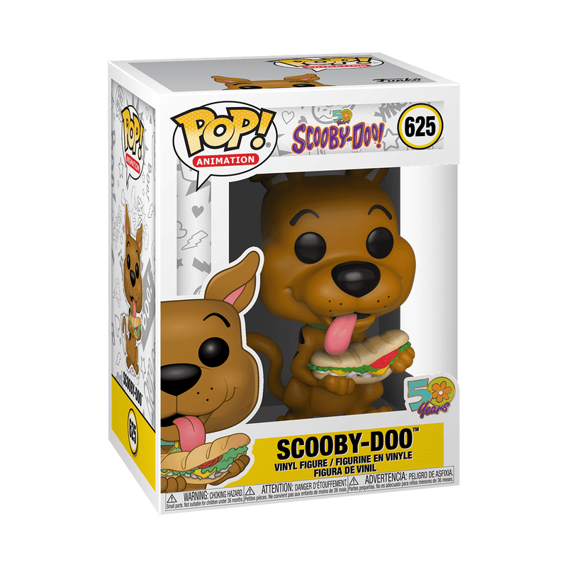 FUNKO POP! SCOOBY-DOO! 50TH - SCOOBY-DOO (WITH SANDWICH) #625 - 1
