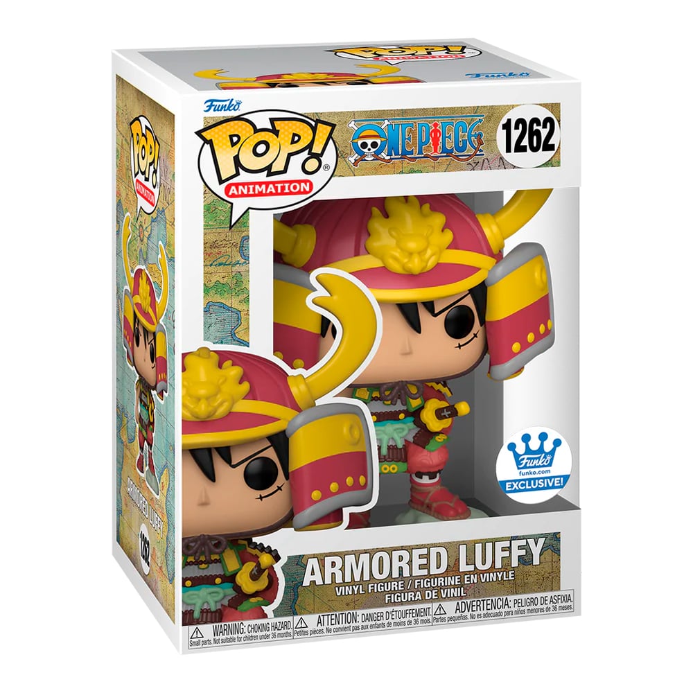FUNKO POP! ANIME: ONE PIECE - LUFFY CON ARMADURA EXCLUSIVO FUNKO SHOP #1262 - 1