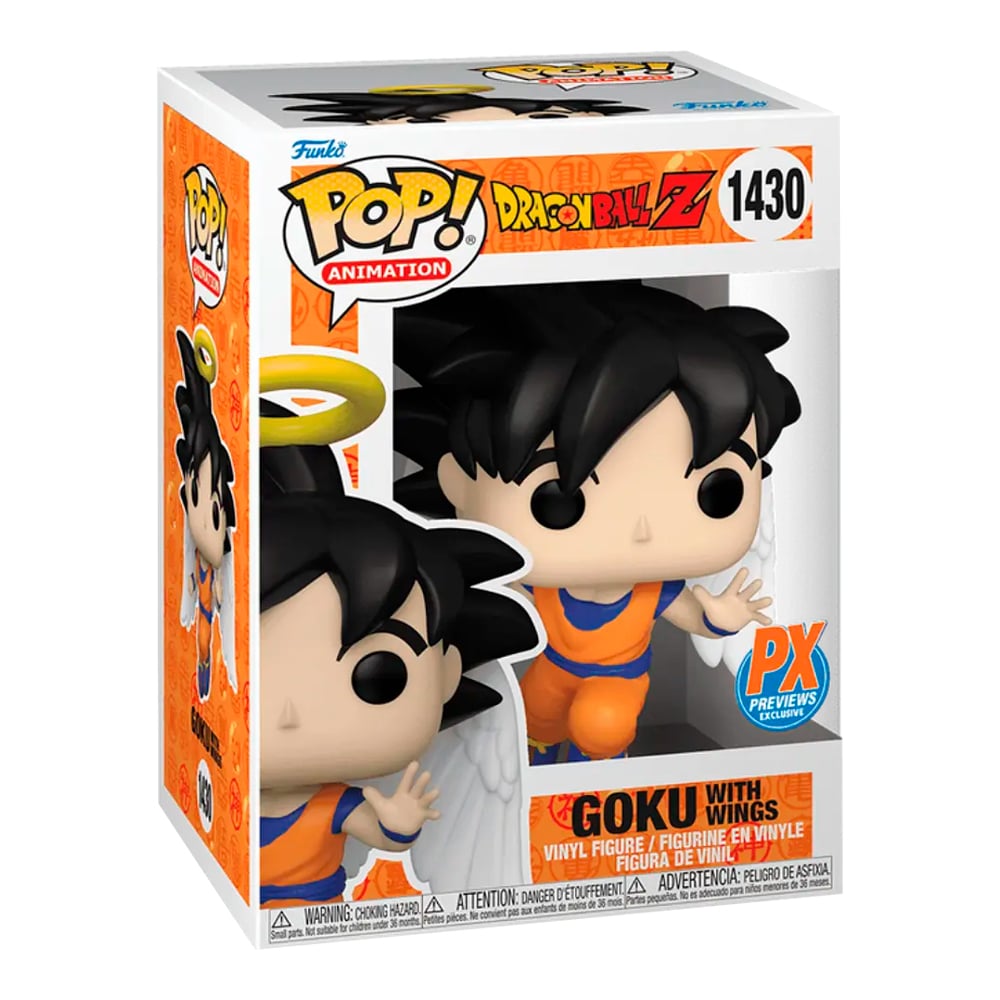 FUNKO POP! ANIME: DRAGON BALL Z – GOKU CON ALAS - EXCLUSIVE PX #1430 - 1