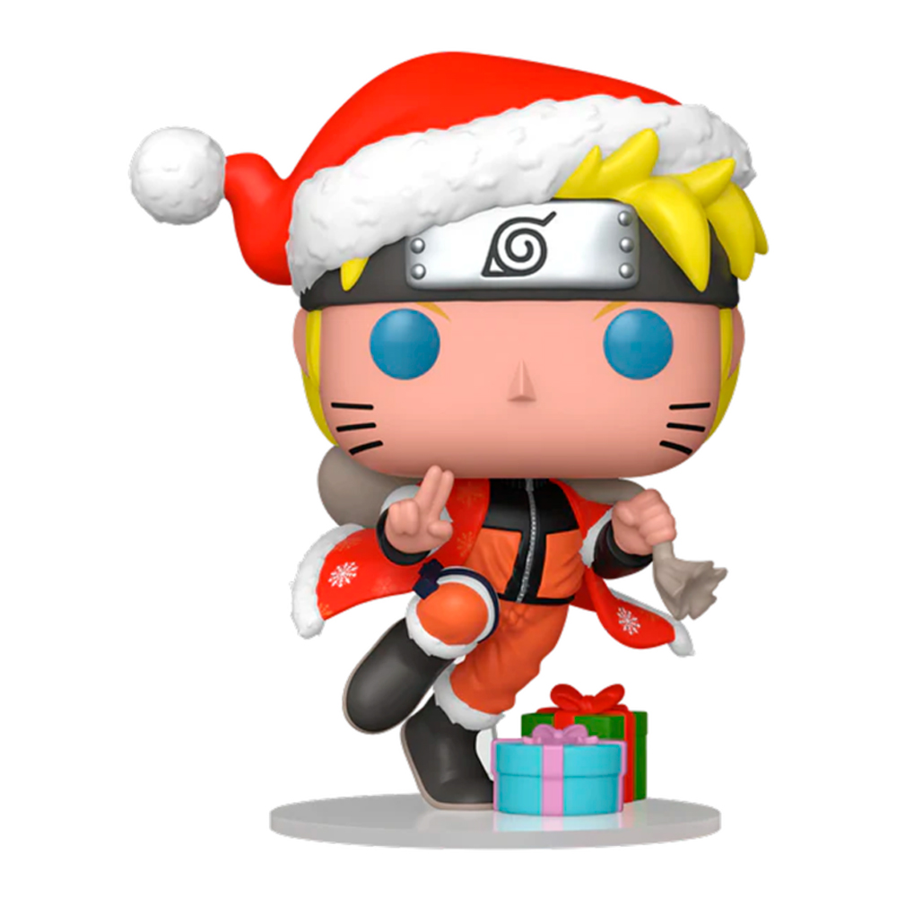 FUNKO POP! ANIME: NARUTO SHIPPUDEN - NARUTO UZUMAKI NAVIDEÑO PLUS #2049 - 2