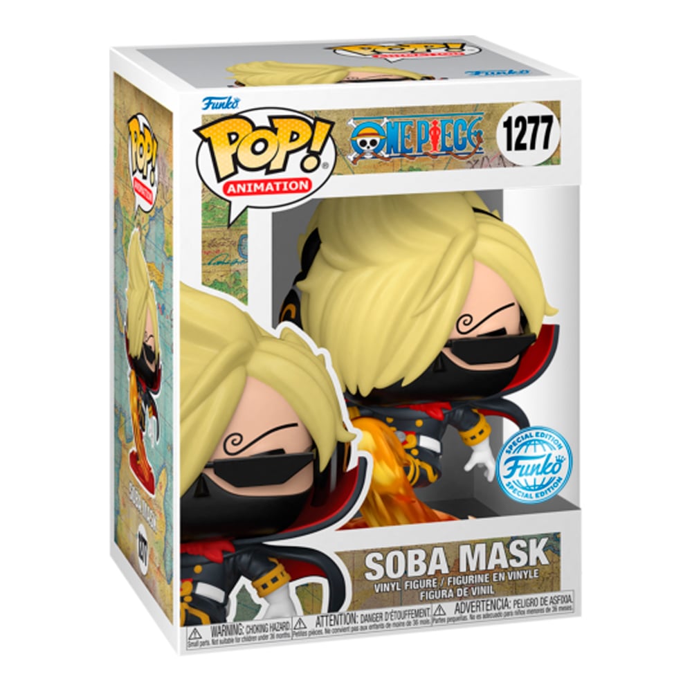 FUNKO POP! ANIME: ONE PIECE - SANJI (SOBA MASK) SPECIAL EDITION #1277 - 1
