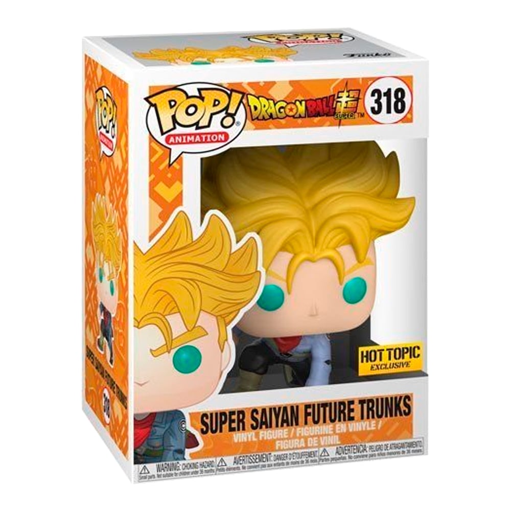 FUNKO POP! ANIME: DRAGONBALL SUPER - SUPER SAIYAN FUTURE TRUNKS #318 – HOT TOPIC EXCLUSIVE - 1