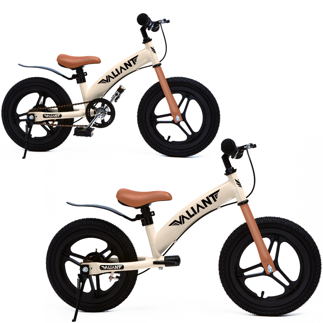 BICICLETA DE EQUILIBRIO ARO 16 3 EN 1 (4 A 8 AÑOS) BEIGE - 1