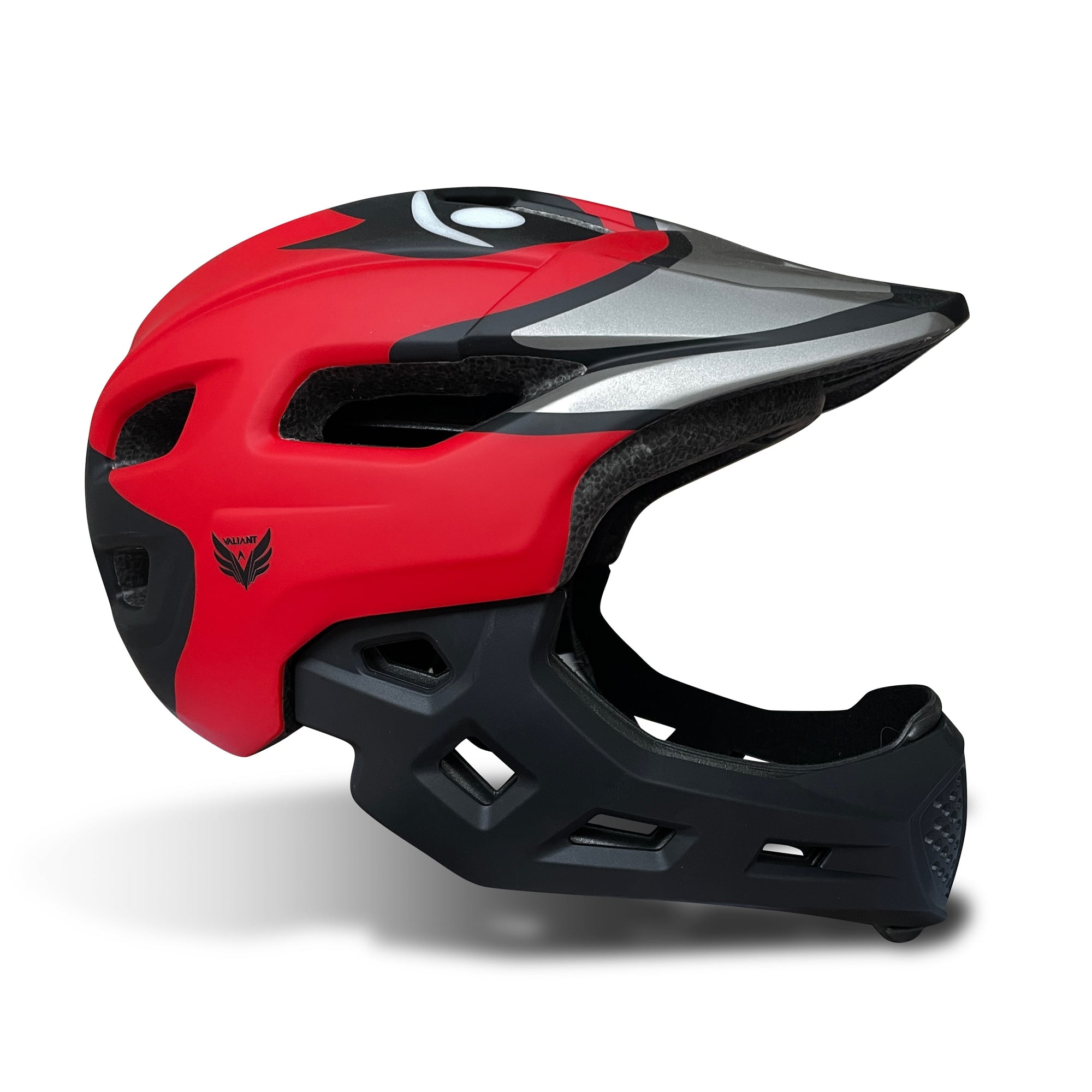 CASCO FULL FACE INTEGRAL NIÑOS (3 A 10 AÑOS) ROJO - 1