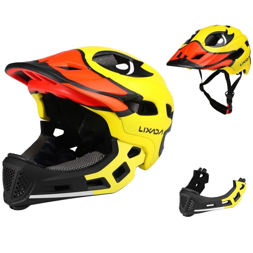 CASCO FULL FACE INTEGRAL NIÑOS (3 A 10 AÑOS) AMARILLO - 2