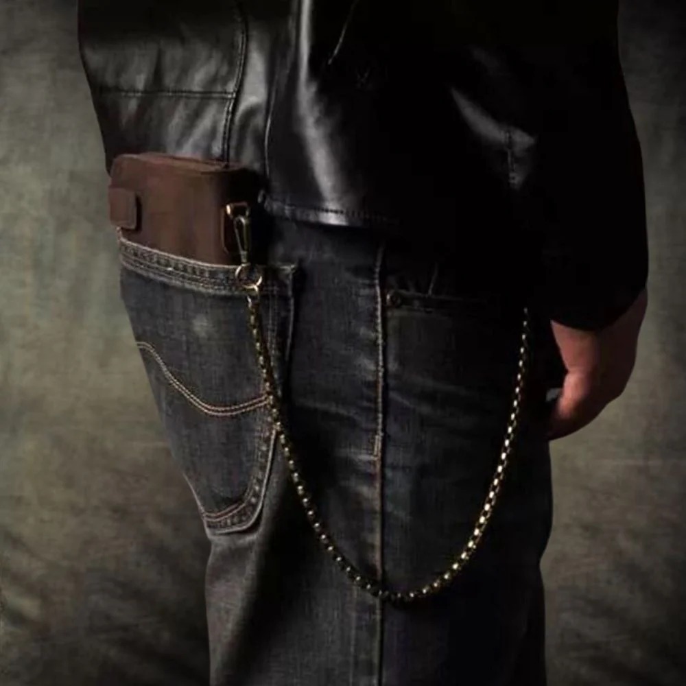 BILLETERA ARMUZ CUERO CAFÉ CON PROTECCIÓN RFID HOMBRE 8810 - 6