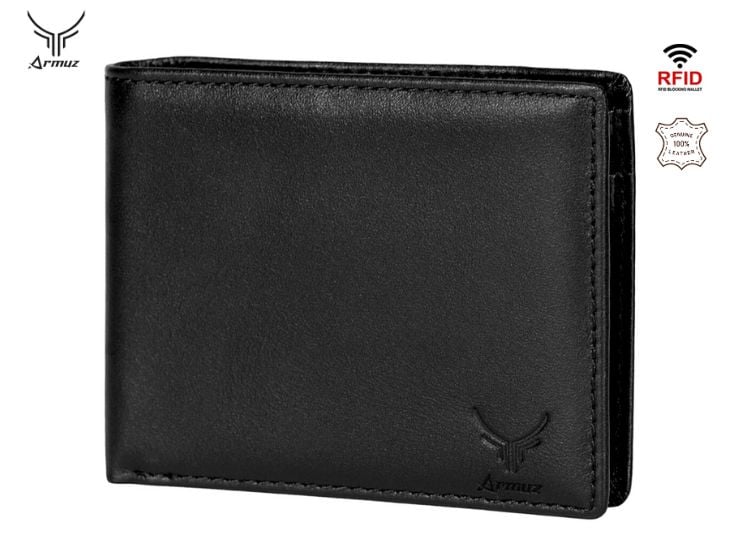 BILLETERA DE CUERO VACUNO. CON PROTECCIÓN RFID. HOMBRE 7328 - 1