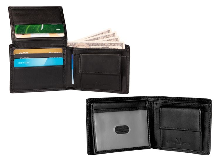BILLETERA DE CUERO VACUNO. CON PROTECCIÓN RFID. HOMBRE 7328 - 2